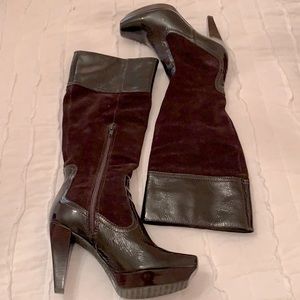 Garner Fudge Suede and Leather Boots